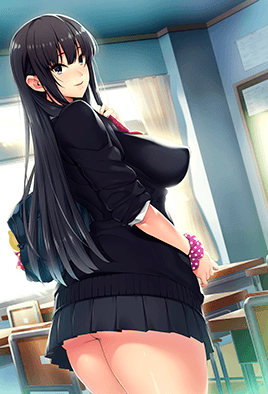 Kyonyuu JK ga Ojisan Chinpo to Jupojupo Iyarashii Sex Shitemasu — portada